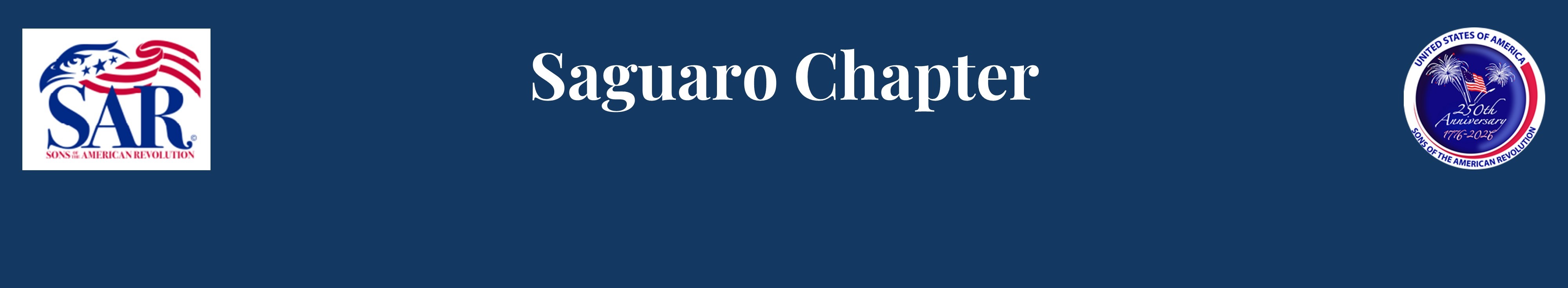 Saguaro Chapter Banner